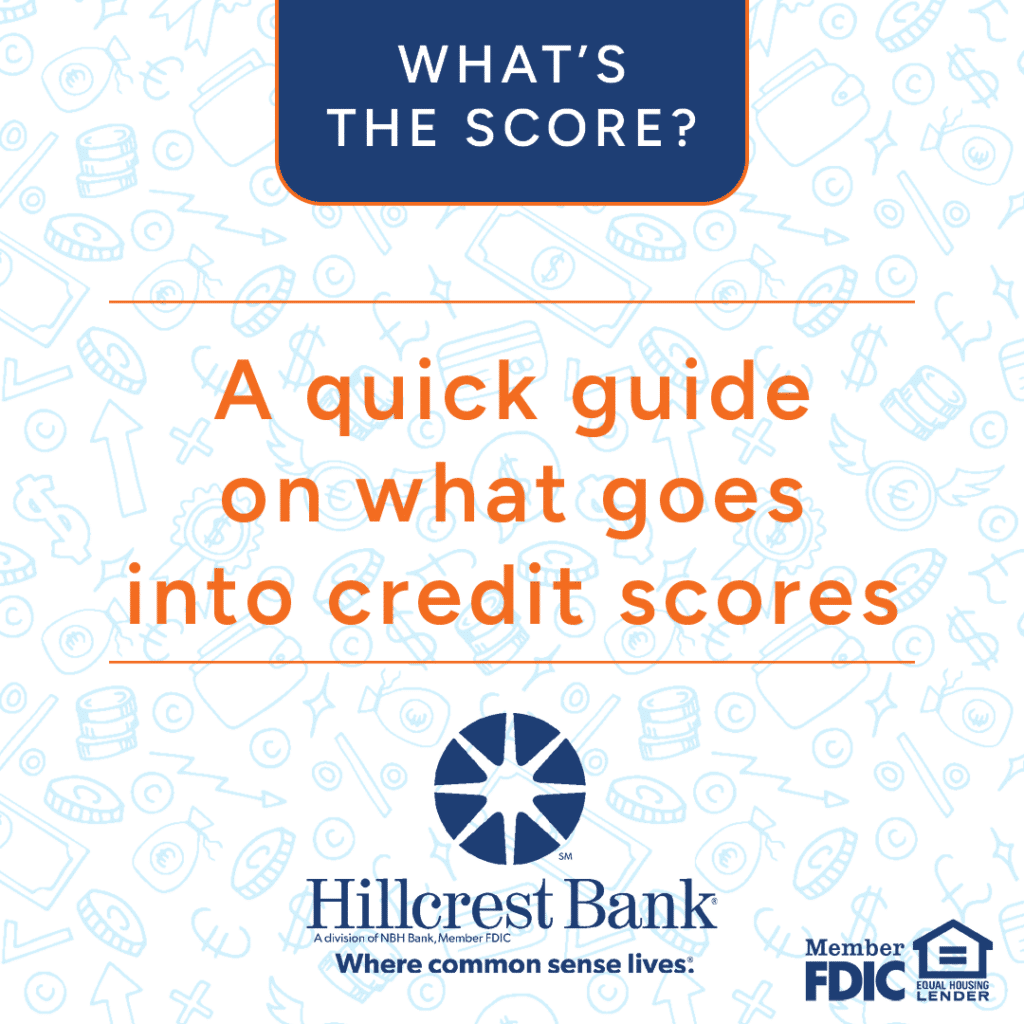 A quick guide on what goes into credit scores.
